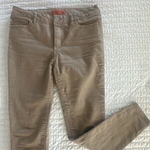 Wax Jeans “Butt I Love you”, size 9/29, skinny, mid rise, khaki color